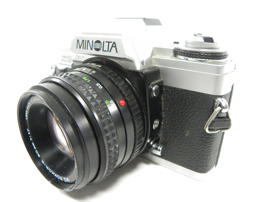 Minolta XG-M 35mm SLR w/MD Rokkor-X 50mm f1.7