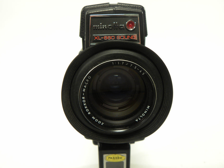 Minolta XL-660 8mm Sound Video Camera  UNTESTED!