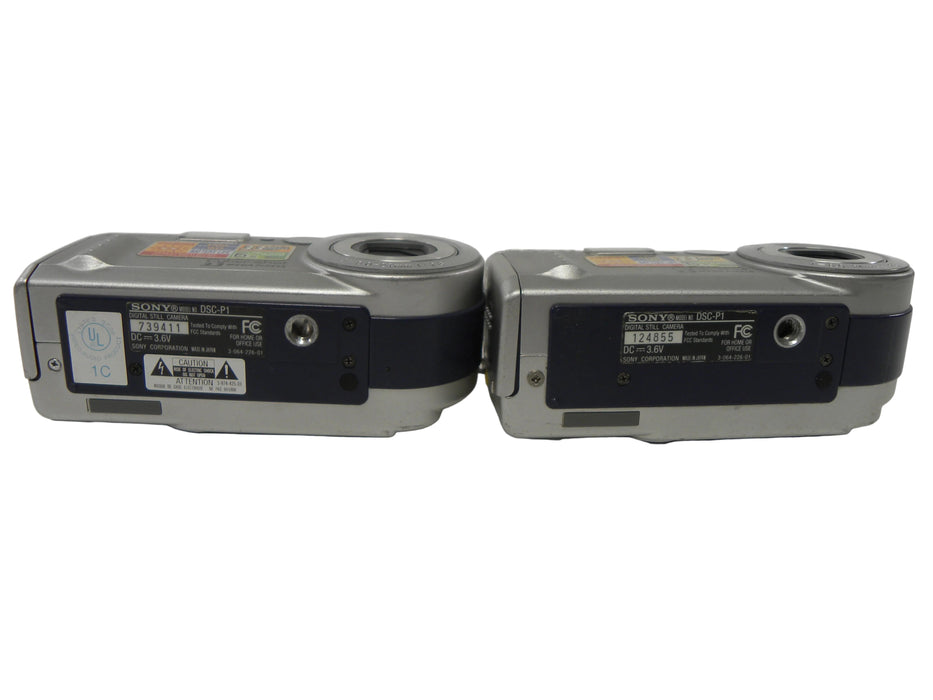 Sony Cyber Shot 3.3mp Digital Camera Lot of 2 AS IS NO Returns!