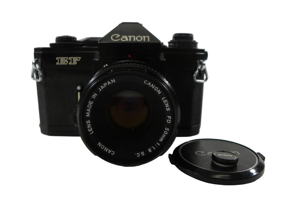 Canon EF 35mm SLR w/FD 50mm F1.8 S.C.  AS IS No Returns !
