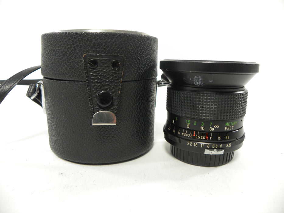 Vivitar Auto Wide Angle 28mm f2.5 Nikon F Mount