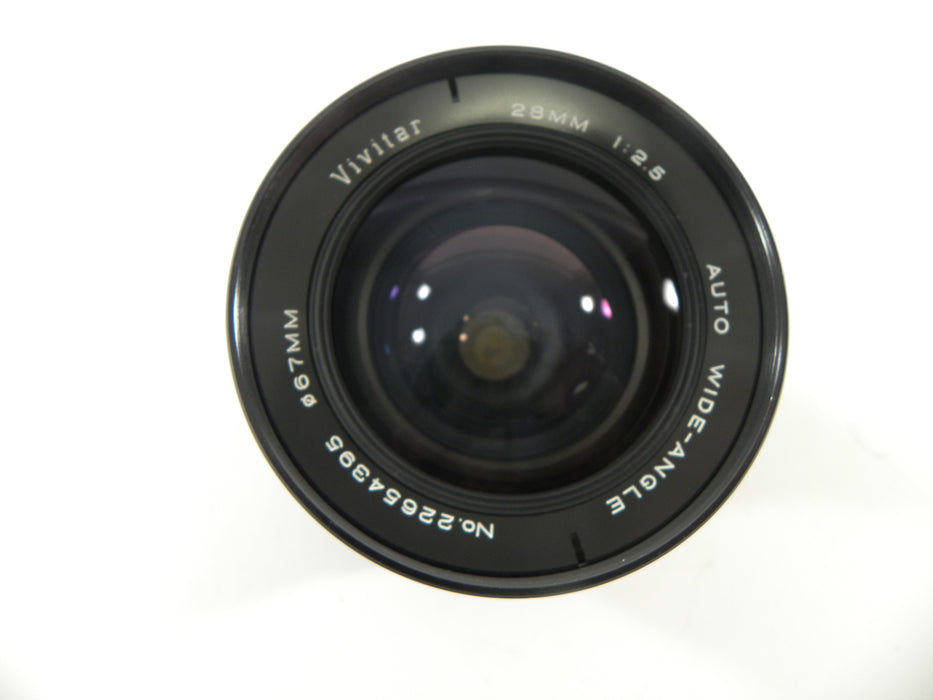 Vivitar Auto Wide Angle 28mm f2.5 Nikon F Mount