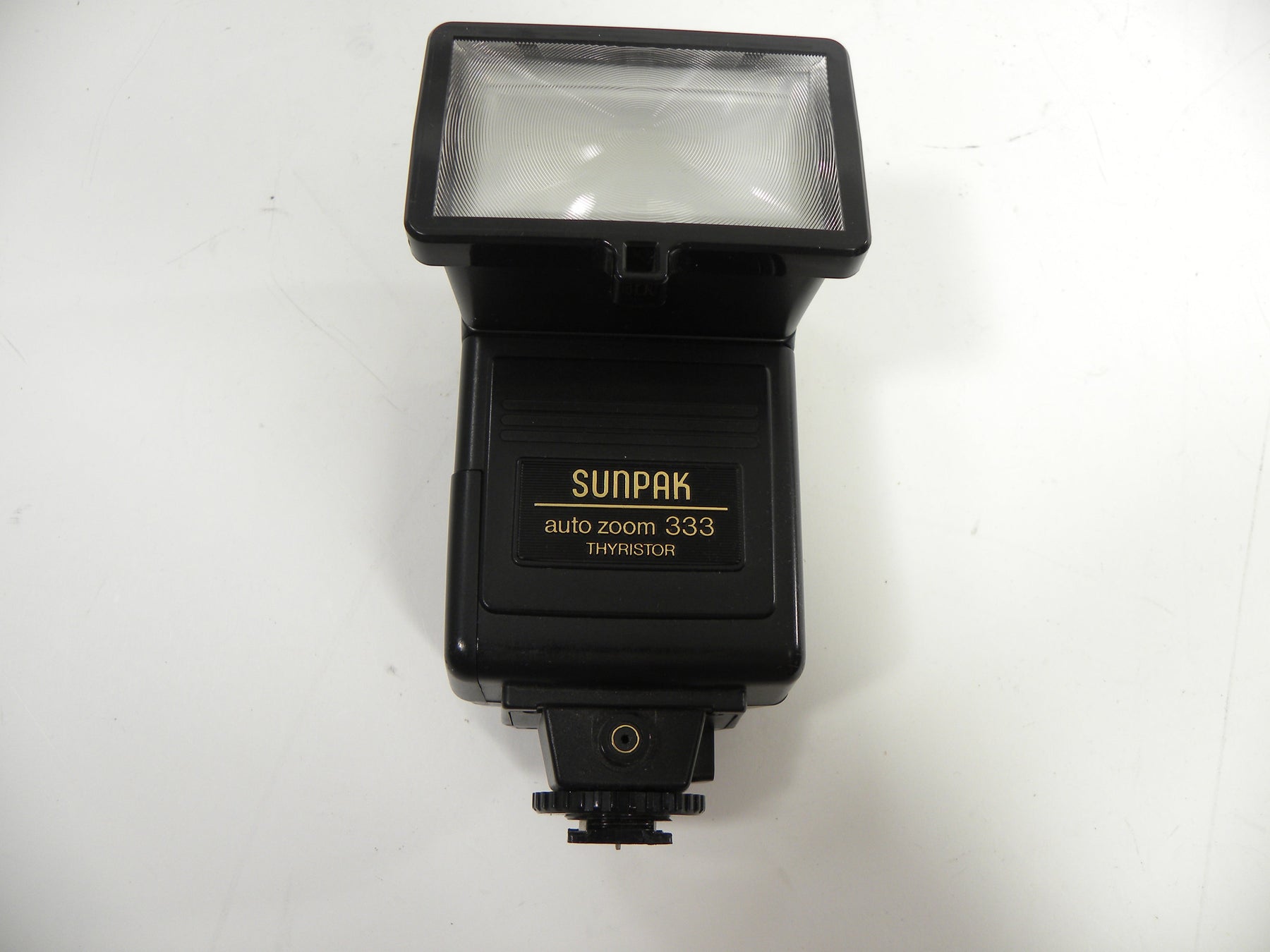 Sunpak Auto Zoom 333 Thyristor Universal Shoe Mount Flash