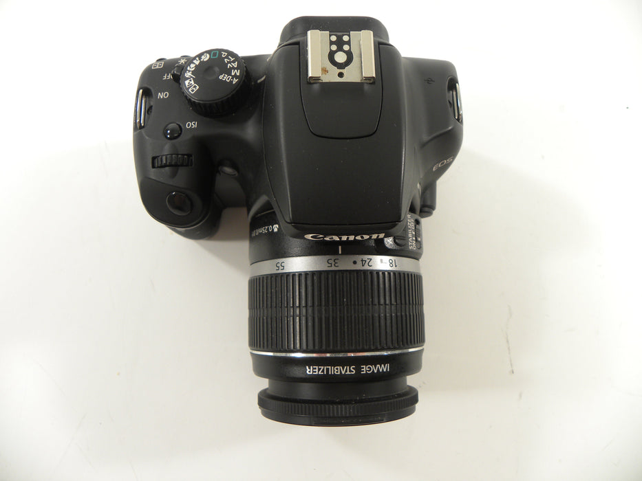 Canon EOS Rebel XS 10.1mp Digital SLR w/EF-S 18-55 IS Shutter Ct. 5,609