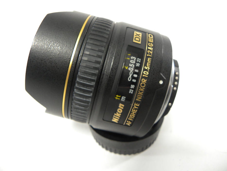 Nikon AF Nikkor Fisheye DX ED 10.5mm f2.8G  AS IS (Parts) No Returns!