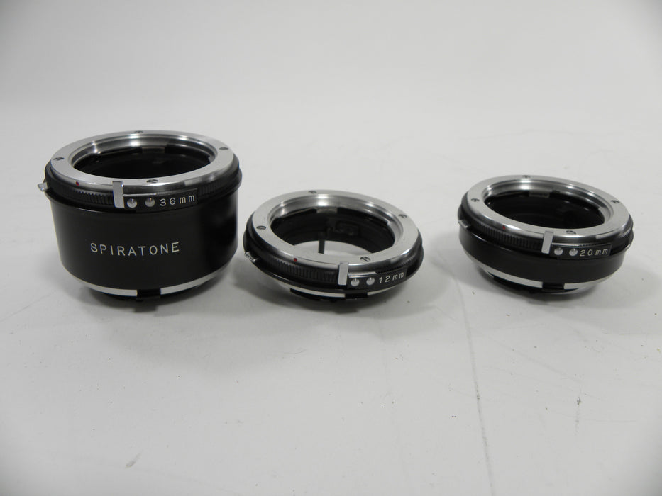 Spiratone Automatic Extension Tube Set for Minolta