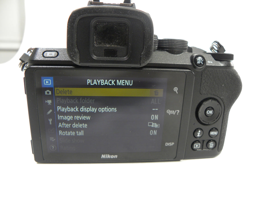 Nikon Z50 20.8mp Digital Mirrorless Camera Body Only with Shutter Count 40,164