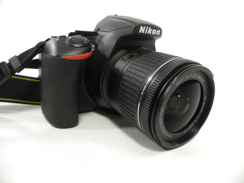 Nikon D3500 24.2mp Digital SLR w/Nikkor AF-P DX VR 18-55 Shutter Ct. 9,106