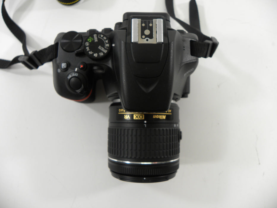 Nikon D3500 24.2mp Digital SLR w/Nikkor AF-P DX VR 18-55 Shutter Ct. 9,106