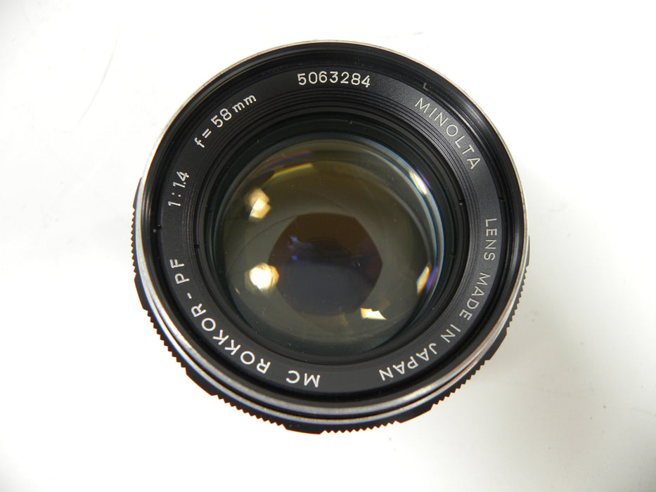 Minolta MC Rokkor-PF 58mm f1.4