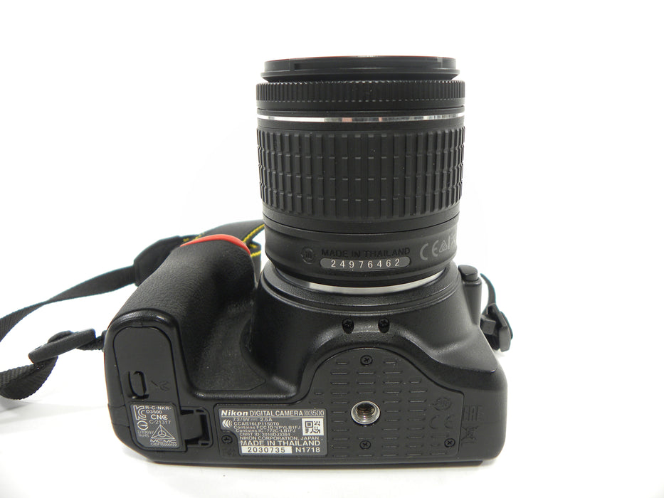 Nikon D3500 24.2mp Digital SLR w/Nikkor AF-P DX VR 18-55 Shutter Ct. 9,106