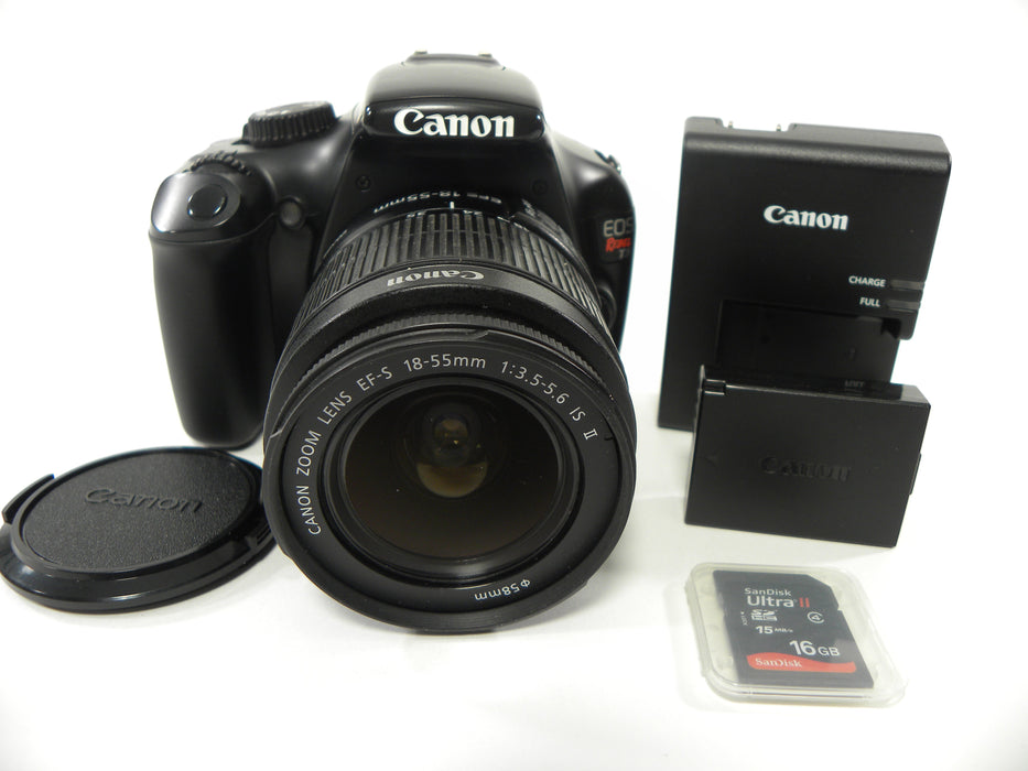 Canon EOS Rebel T3 12.2mp Digital SLR w/EF-S 18-55 IS II Shutter ct. 13,625