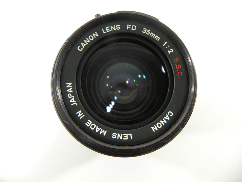 Canon FD 35mm f2 S.S. C. lens