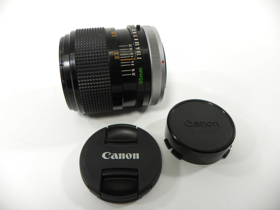 Canon FD 35mm f2 S.S. C. lens