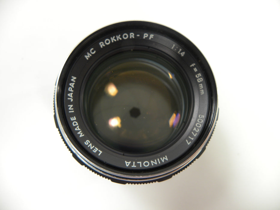 Minolta MC Rokkor-PF 58mm f1.4