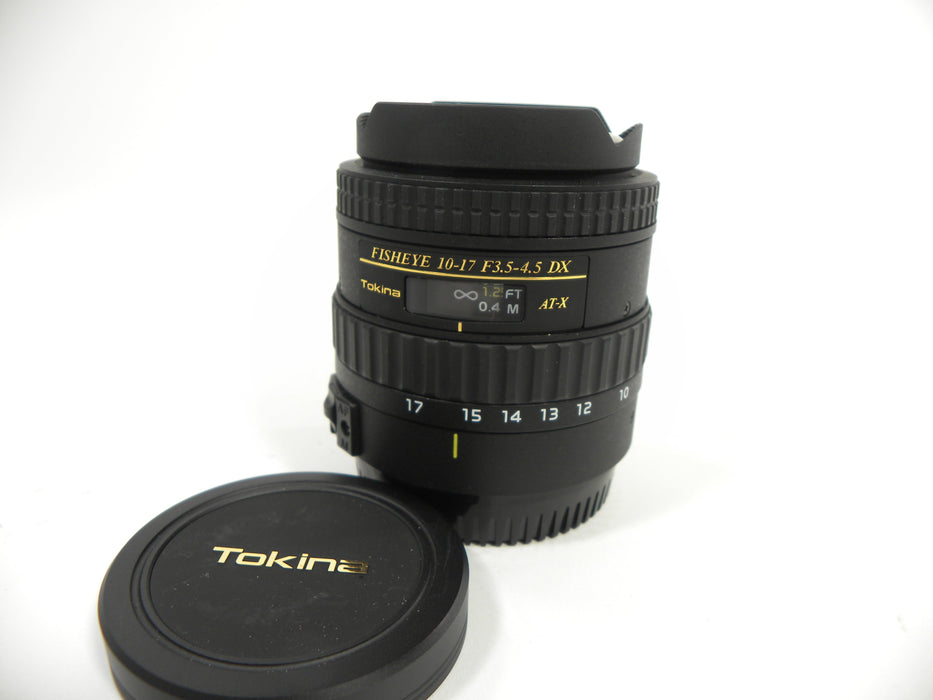 Tokina Fisheye 10-17mm f3.5-4.5 DX AT-X Canon EF Mount