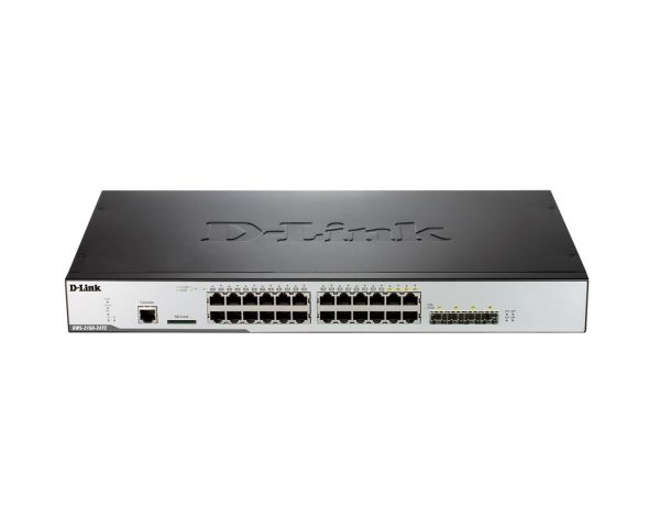 DWS-3160-24TC - D-Link 24-Ports 1000BASE-T Ethernet Managed Network Switch with 4-Ports SFP