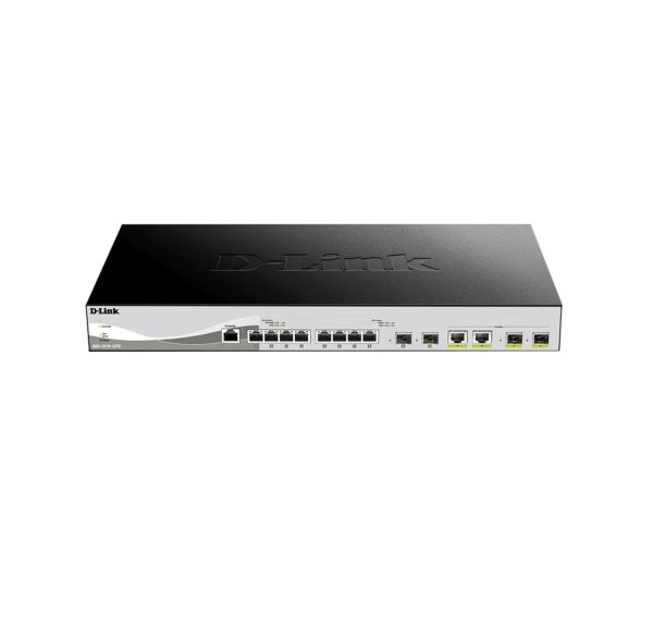 DXS-1210-12TC - D-Link 8-Ports 10GBASE-T Ethernet Network Switch with 4-Ports SFP+