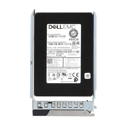 Dell 02M3C 480GB SATA-6Gbps Mixed Use 3 DWPD 2.5 Inch Hot Plug SSD 14G kit New | USED