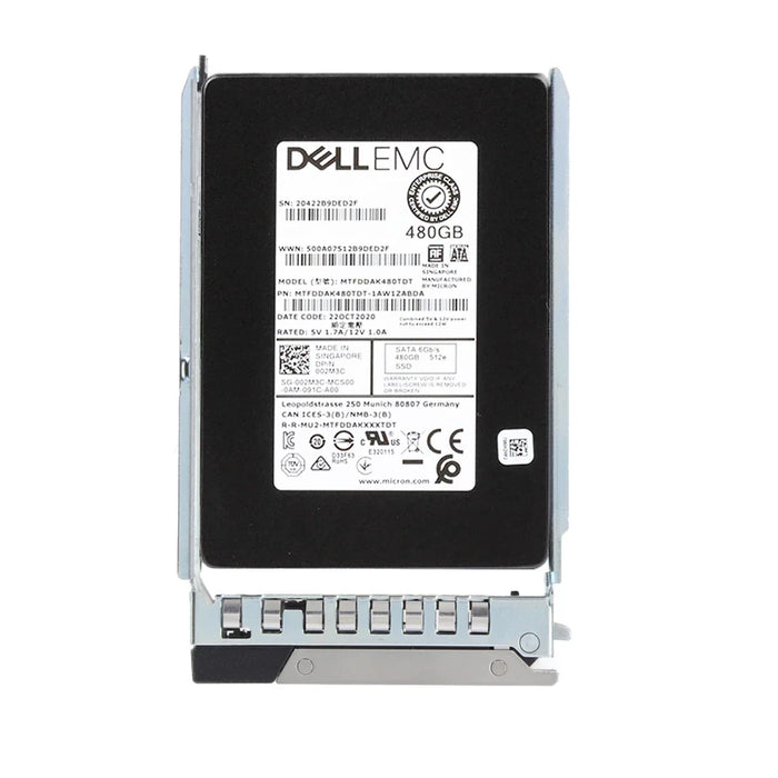 Dell 02M3C 480GB SATA 6Gbps Mixed Use 3 DWPD 2.5 Inch Hot Plug SSD | USED