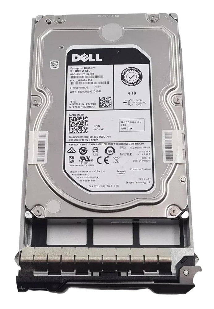 Dell 0FCHXF SED 4TB 7.2k NL SAS 12Gbps 3.5inch Hot Plug Hard Drive | USED