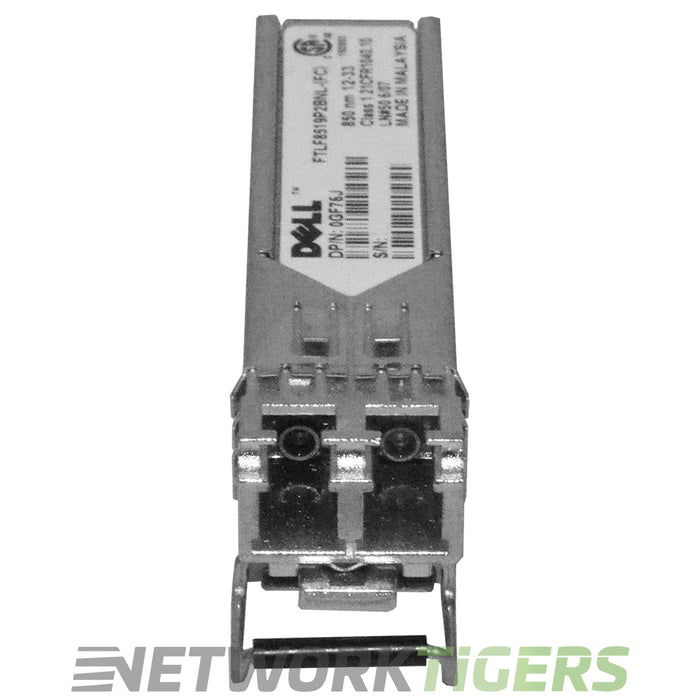 Dell 0GF76J 1GB BASE-SX 850nm FTLF8519P2BNL MMF SFP Transceiver