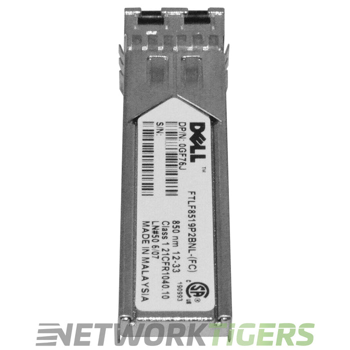 Dell 0GF76J 1GB BASE-SX 850nm FTLF8519P2BNL MMF SFP Transceiver