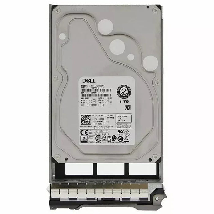 Dell 0K4M5W 1TB 7.2k SATA 6Gbps 512n 3.5" Internal Hard Disk Drive with Tray | USED