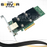 Dell 12Gb/s Dual-Port SAS External Host Bus Adapter (HBA) Controller Card with High Profile Bracket. P/N: 2PHG9, 02PHG9.
