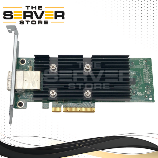 Dell 12Gb/s Dual-Port SAS External Host Bus Adapter (HBA) Controller Card with High Profile Bracket. P/N: 2PHG9, 02PHG9.