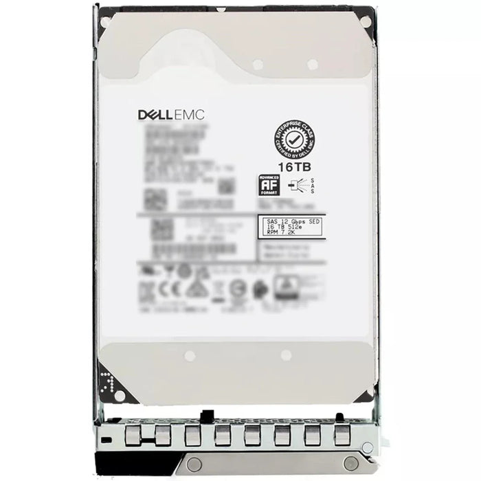 Dell 161-BBEJ 16TB SED FIPS-140 7200 RPM SAS 12Gbps 512e 512MB 3.5inch Hot-Plug HDD with Tray | USED