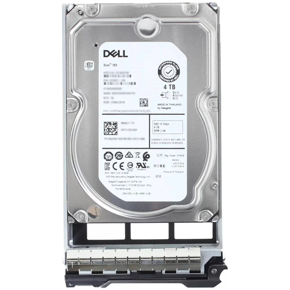 Dell 161-BCPP 4TB 7.2K NL SAS 12Gbps 512n 3.5inch Hot-Plug Hard Drive with Tray | USED