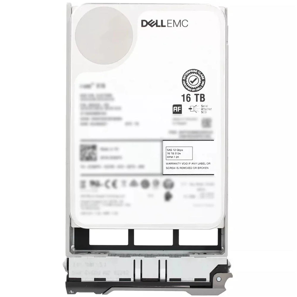 Dell 161-BCQB 16TB 7.2k NL SAS-12Gbps 512e 512MB 3.5 Inch Hot Plug Hdd with Tray | USED