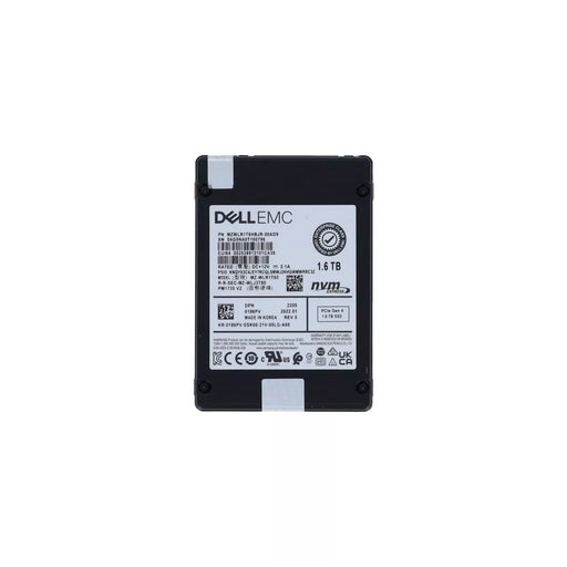 Dell 186PV 1.6TB PCIe Gen4 x4 NVMe U.2 MU SSD | USED