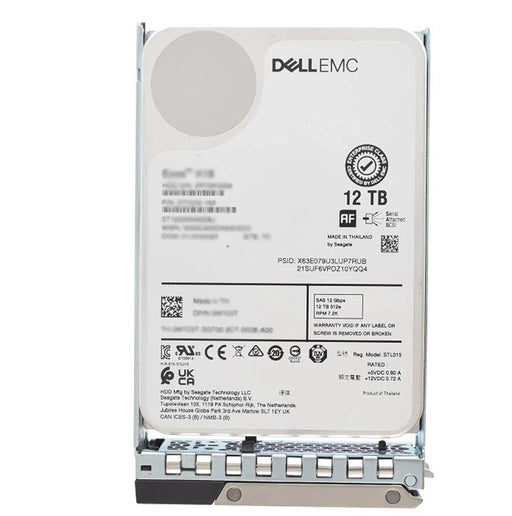 Dell 1H9F3 12TB SAS-12Gbps 7.2K 512e 3.5inch Hot Plug Hard Drive with Kit | USED