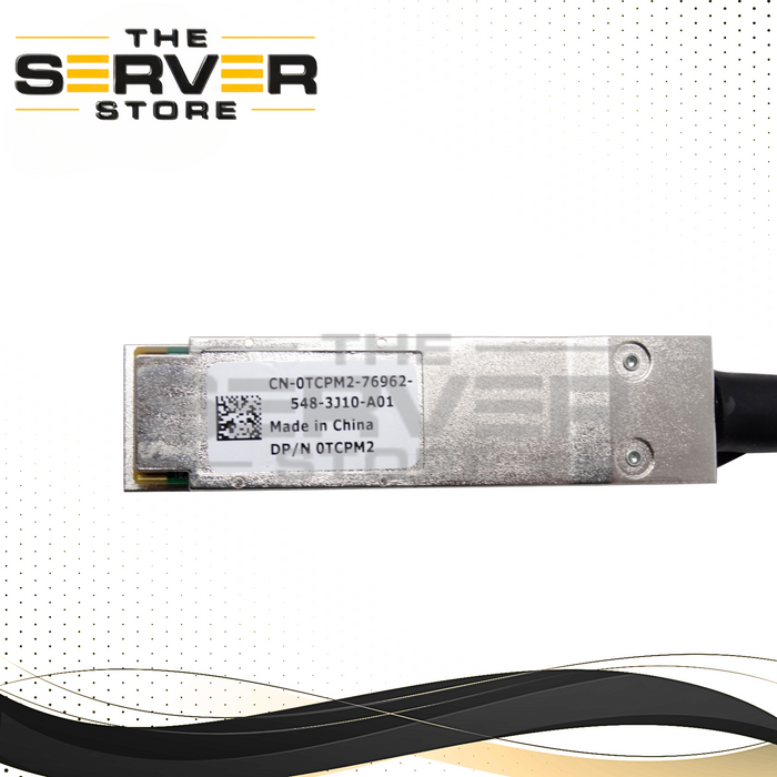 Dell 1M DAC-QSFP-4SFP-10G-1M 40GBase-CU QSFP+ to 4x SFP+ Cable 0TCPM2 TCPM2
