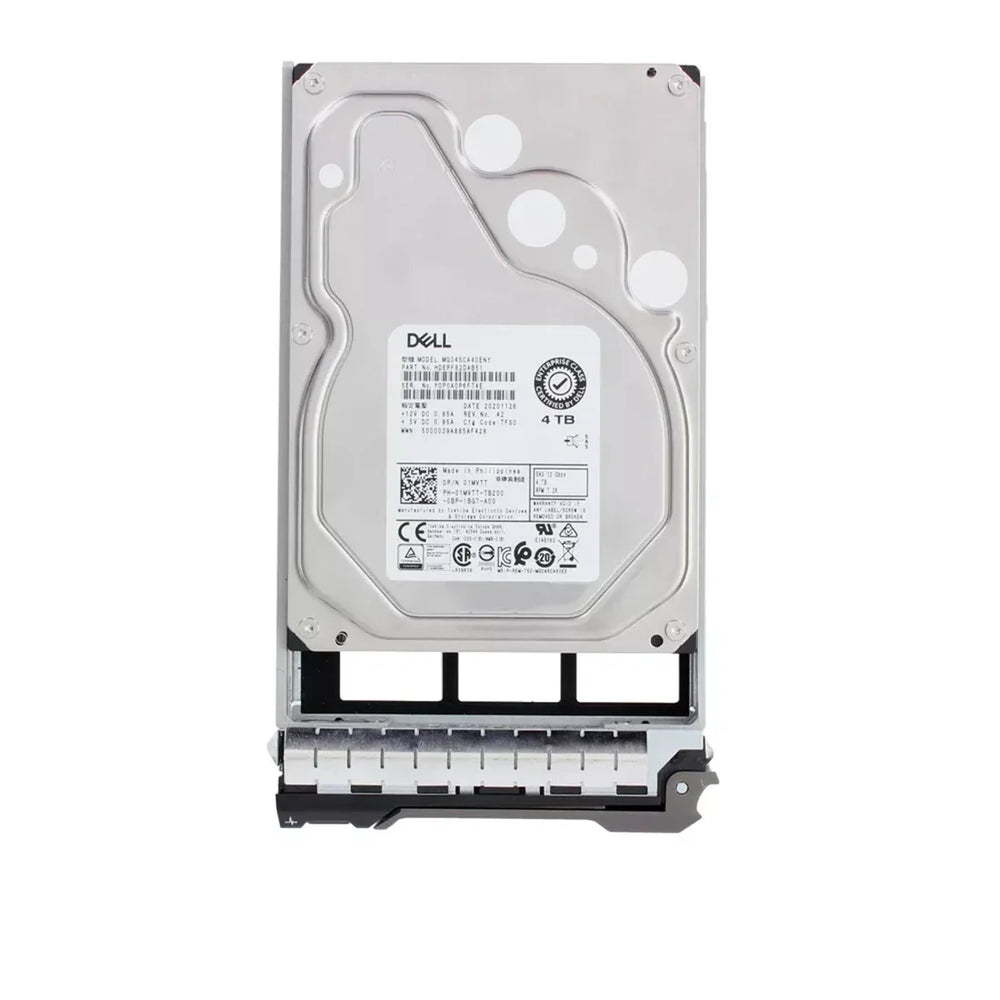 Dell 1MVTT 4TB 7.2K NL SAS 12Gbps 3.5inch Hot-Plug Hdd with Tray | USED