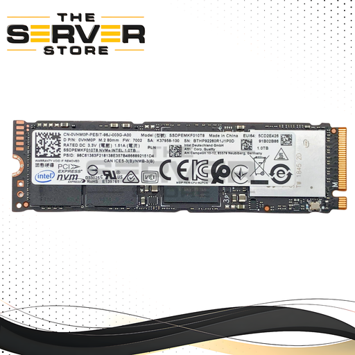 Dell 1TB NVMe 2280 M.2 PCIe Gen 3.0 x4 SSD Intel Pro 7600p SSDPEMKF010T8 0VHM0P VHM0P