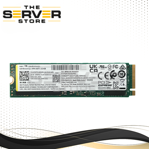 Dell 1TB NVMe 2280 M.2 PCIe Gen 4.0 x4 SSD CA6-8D1024-Q11 SSSTC CA6 076YTH 76YTH