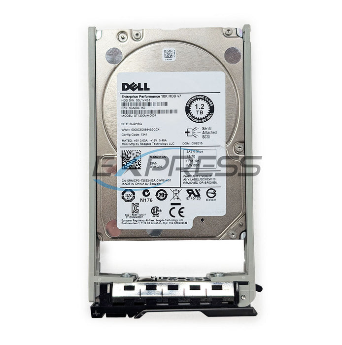 Dell 1.2TB 2.5" 10K SAS 6Gbps HDD | RMCP3