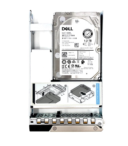 Dell 1.2Tb 10K Rpm Sas Ise 12Gbps 512N 2.5In Hot-Plug Hard Drive 3.5In Hybrid Carrier - WT1RW Dell