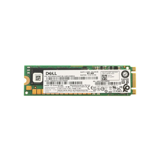 Dell 240GB M.2 SATA 6G MU 2280 SSD Micron 5100 Pro MTFDDAV240TCB 0TC2RP TC2RP