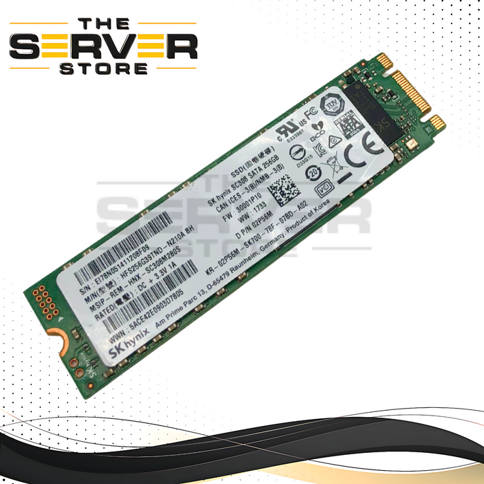 Dell 256GB SATA 6G 2280 M.2 TLC SSD Hynix SC308 HFS256G39TND-N210A 02P56M 2P56M
