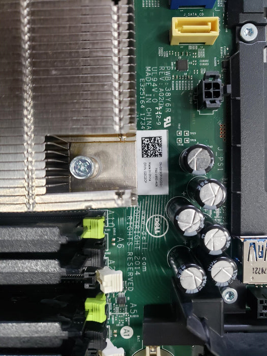 Dell 2C2CP System Motherboard Assembly VXRail VX460 / PowerEdge R630 w/ iDRAC