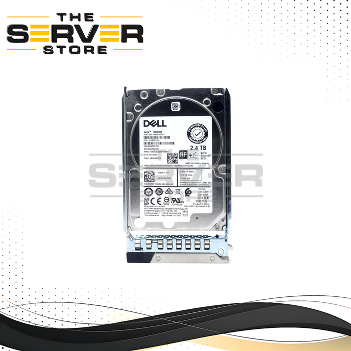Dell 2.4TB SAS 12G 10K 2.5" HDD Seagate Exos 10E2400 ST2400MM0159 0RWR8F RWR8F