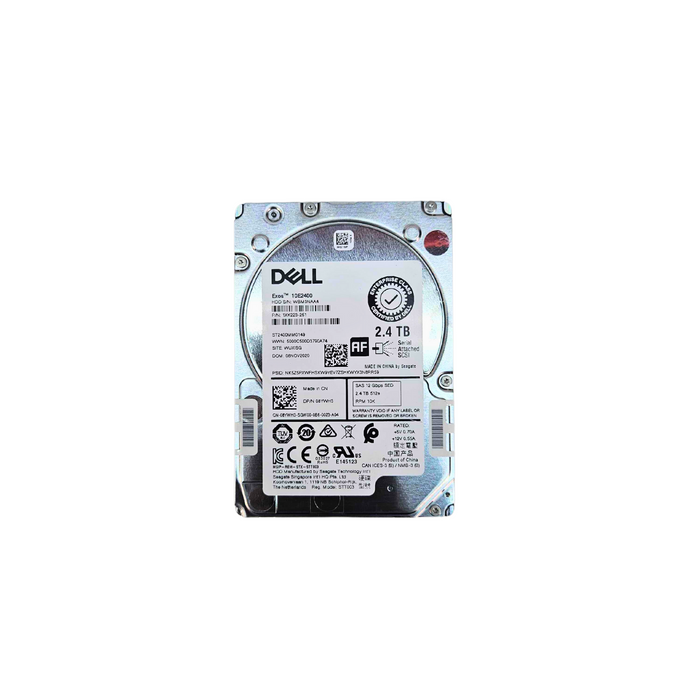 Dell 2.4TB SAS 12G 10K SFF 2.5" SED HDD Seagate Exos 10E2400 ST2400MM0149 08YWH3 8YWH3