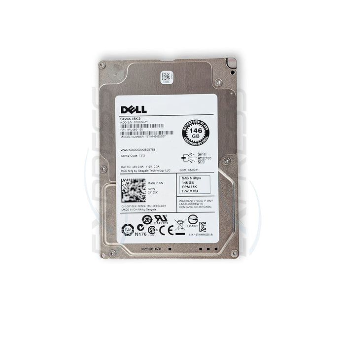 Dell 2.5" 146GB 15K SAS 6Gbps HDD | X162K