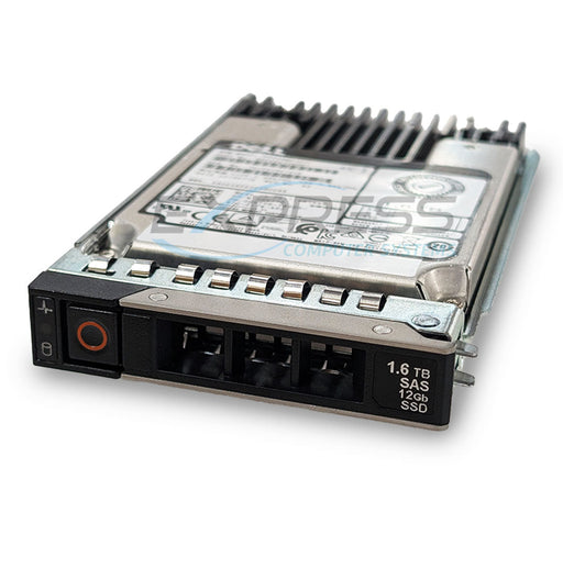 Dell 2.5" 1.6TB SAS 12Gbps WI 512n Px05Sm, 10 DWPD SSD | GVTYD