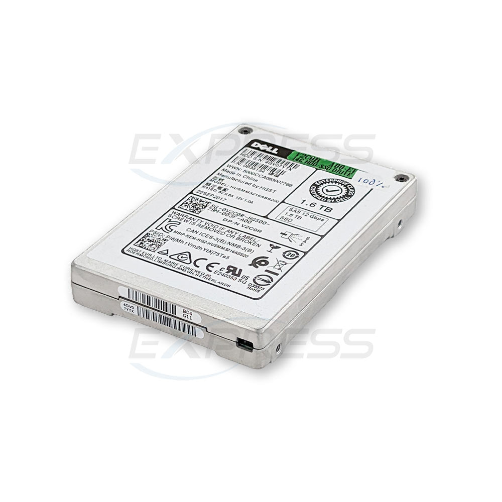 Dell 2.5" 1.6TB SAS 12Gbps WI TLC SSD | V2C0R