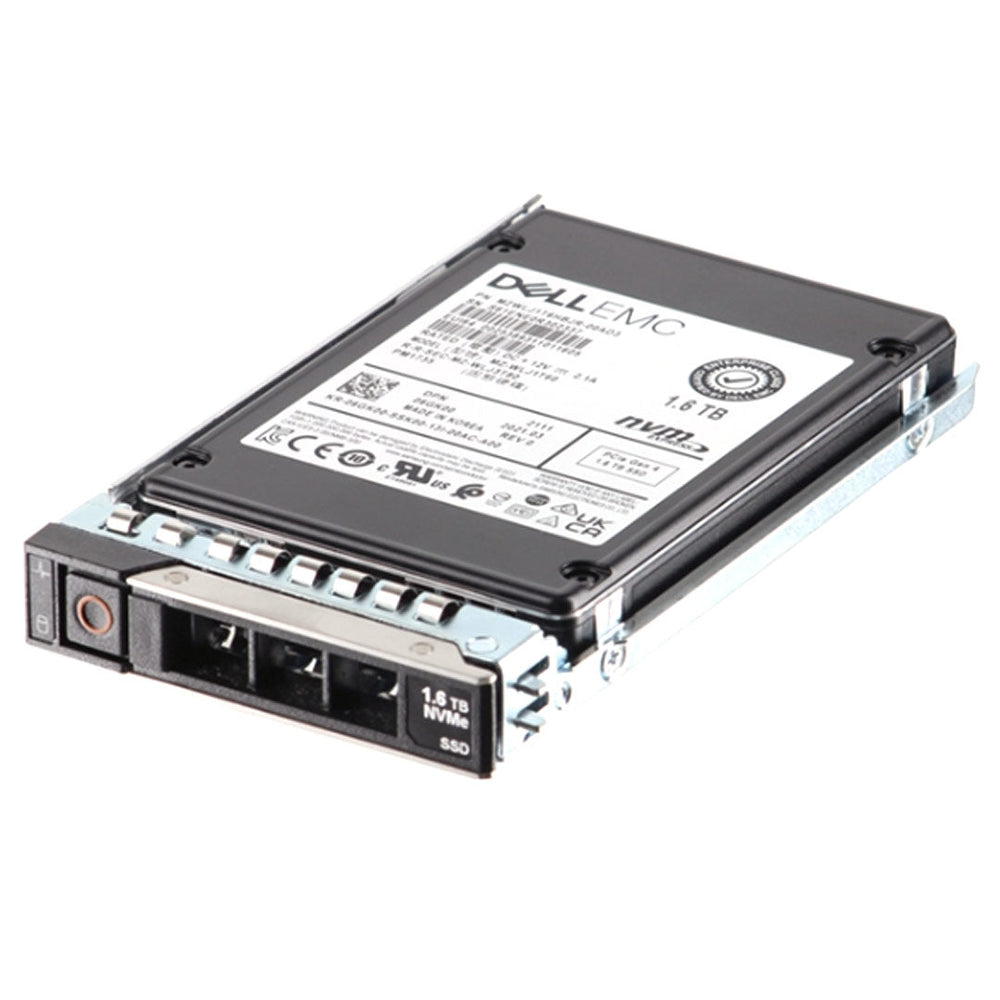 Dell 2.5" 1.6TB U.2 NVMe MU Enterprise SSD W/ Carrier | HC3JX